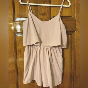 EXPRESS (GREY LAB) - Light Pink Romper - Size S